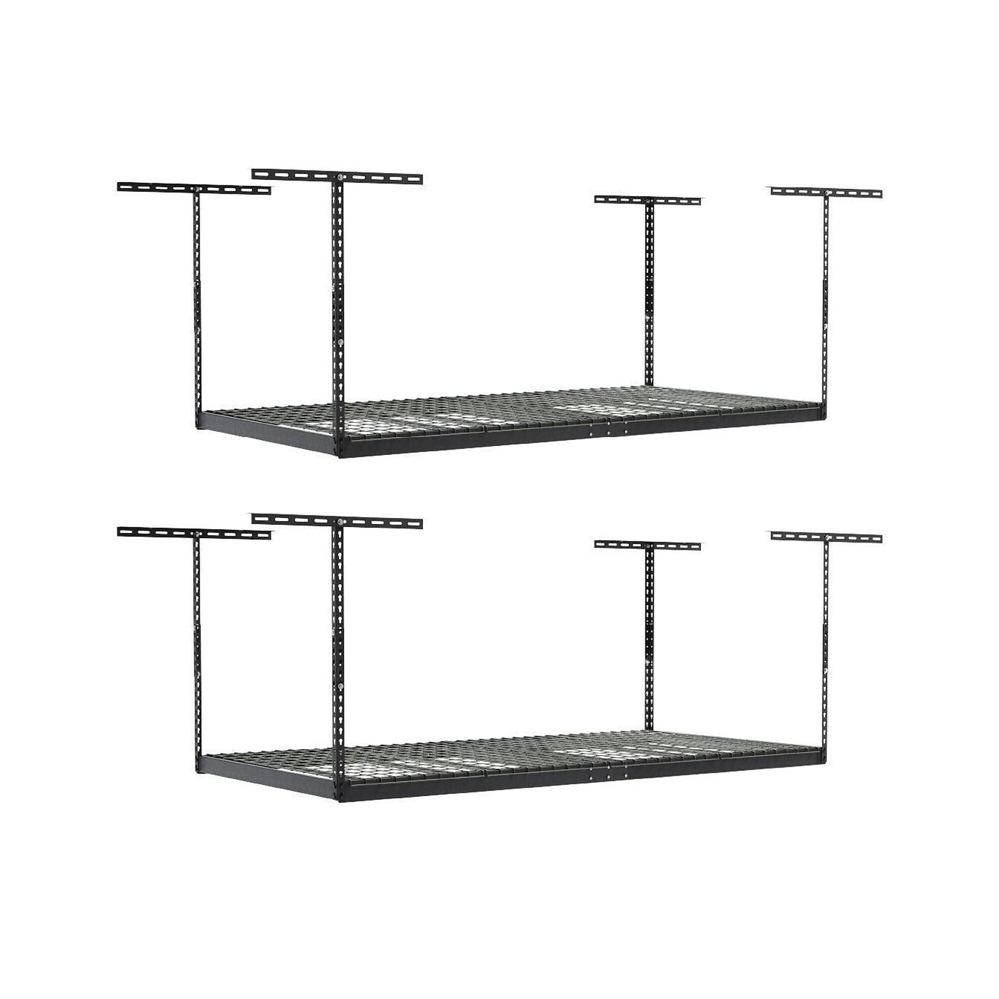 SafeRacks Overhead 2-Rack Pack Hammertone 12" - 24"